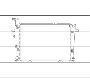 Radiator, motorkj&#248;ling