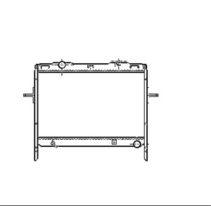 Radiator, motorkj&#248;ling