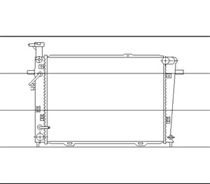 Radiator, motorkj&#248;ling