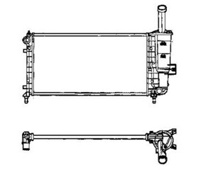 Radiator, motorkj&#248;ling