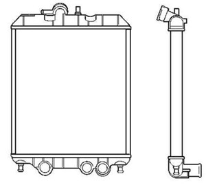 Radiator, motorkj&#248;ling