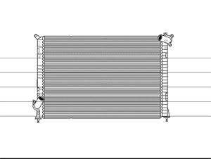 Radiator, motorkj&#248;ling