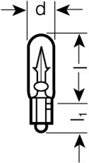 Lysp&#230;re OSRAM ORIGINAL W2w W2x4,6d