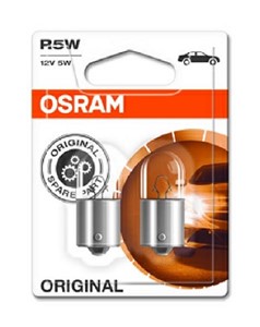 Lysp&#230;re OSRAM ORIGINAL R5W BA15s, Bak, Foran, Foran eller bak, p&#229; begge sider, Sideinstallasjon, &#216;vre