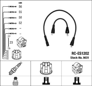 Tändkabelsats suzuki sj410 sj410 cabrio 33705-80040