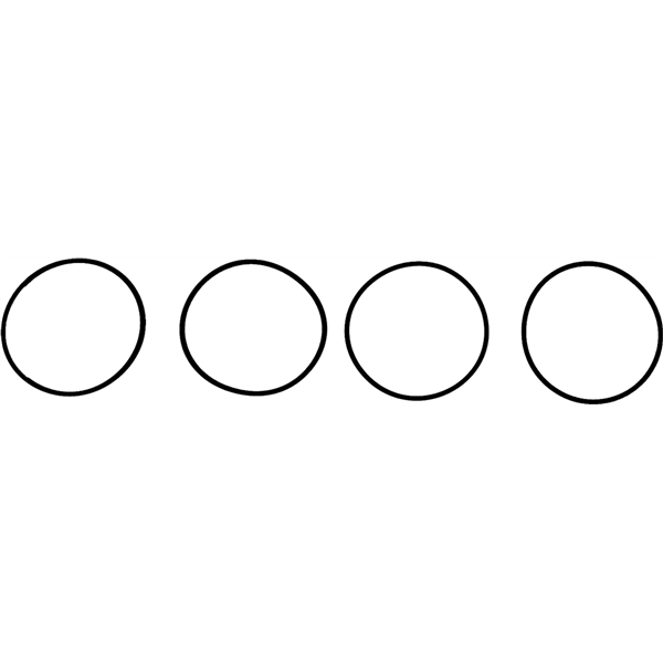 Tetningssett, innsugningsmanifold