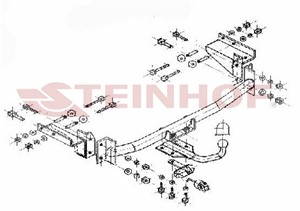 Tilhengerfeste, standard Fiat Marea (185_)