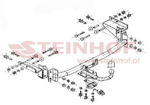 Tilhengerfeste, standard Fiat Marea (185_)