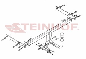 Tilhengerfeste, standard Ford Fiesta Vi (cb1, Ccn)