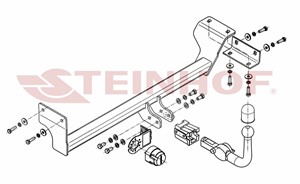 Tilhengerfeste, avtakbart Kia Picanto Ii (ta)