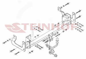 Tilhengerfeste, standard Peuge 407 (6d_)