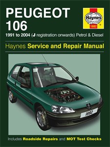 Haynes Reparasjonsh&#229;ndbok, Peugeot 106 Bensin &amp; Diesel, Universal