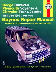 Bilde av Haynes Reparasjonshåndbok, Dodge & Plymouth Mini Vans, Universal, 30010, 9781563921322