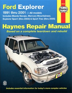 Haynes Reparasjonsh&#229;ndbok, Ford Explorer Sport 03, Trac 05, Universal