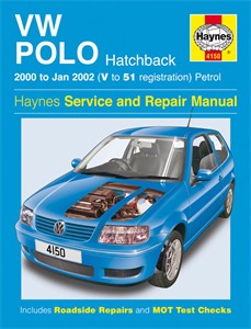 Bilde av Haynes Reparasjonshåndbok, Vw Polo Hatchback Petrol, Universal, 4150, 9781844251506