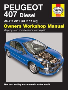 Haynes Reparationshandbok Peugeot 407 Diesel Universal 5550