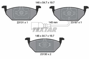 Bilde av Bremseklosser Sett, Framaksel, Audi,seat,skoda,vw, 180698151a, 1j0698151d, 1j0698151e, 1j0698151f, 1j0698151g, 1k0698151a, 1k0698151d, 1