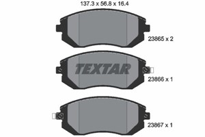 Bilde av Bremseklosser Sett, Framaksel, Subaru, 26296ae160, 26296ag020, 26296ag040, 26296ag060, 26296ag070, 26296fe000, 26296fe020, 26296fe080, 2