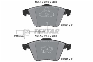 Bilde av Bremseklosser Sett, Framaksel, Audi, 480698157r, 4f0698151b, 4f0698151d, 4f0698151k, 4f0698151q, 8e0698151c