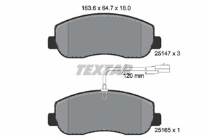 Bilde av Bremseklosser Sett, Framaksel, Nissan,opel,renault,vauxhall, 4106000q0l, 4106000q1e, 4106000q1k, 4106000q2h, 4106000q2k, 410601061r, 410