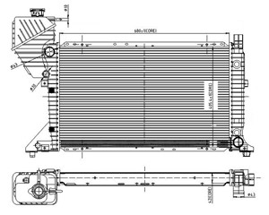 Radiator, motorkj&#248;ling