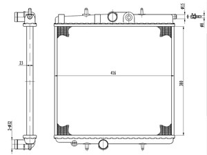 Radiator, motorkj&#248;ling