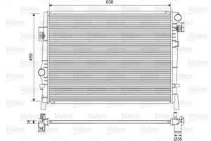 Radiator, motorkj&#248;ling