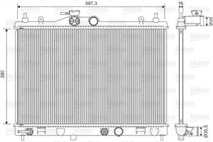 Radiator, motorkj&#248;ling