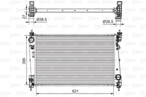 Radiator, motorkj&#248;ling