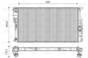 Radiator, motorkj&#248;ling