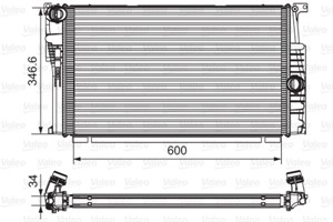 Radiator, motorkj&#248;ling