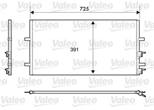 Kondensor klimatanläggning ford transit buss transit flak/chassi transit skåp transit tourneo buss 1371571 1383318 6C1119710AC