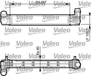 Intercooler renault fluence megane cc megane coupé iii megane grandtour iii megane halvkombi iii 144968673R 144968999R