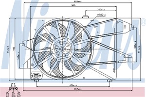 Ventilator, motorkj&#248;ling