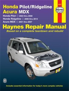 Haynes Reparasjonsh&#229;ndbok, Honda Pilot/acura Mdx, Universal