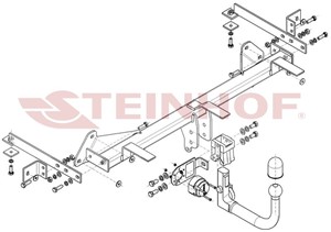 Tilhengerfeste, avtakbart Fiat 500l (351_, 352_)