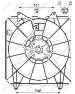 Ventilator, motorkj&#248;ling