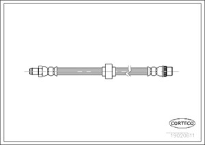 Bromsslang Fram Framaxel renault laguna i laguna grandtour i 7700834731 8200019096 8480417