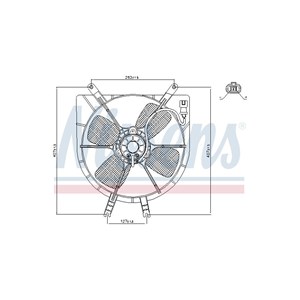 Ventilator, motorkj&#248;ling