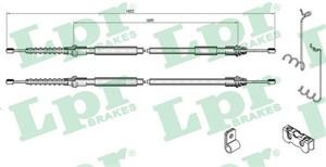 Kabel, parkeringsbremse