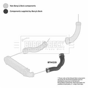 Bilde av Ladeluftslange, Foran, Nede, Venstre, Mercedes-benz E-klass [w211], E-klass T-model [s211], 2115283982