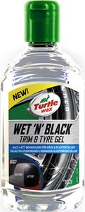 Turtle Wax Wet &#39;n&#39; Black Trim &amp; Tyre Gel 300 ml, Universal