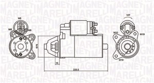 Bilde av Starter, Ford Tourneo Connect, Transit Connect, 1345314, 1477973, 1477974, 2t1411000aa, 2t1411000ab, 2t1411000ba, 2t1411000bb, 2t1411000