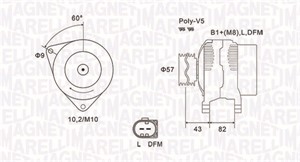 Generator audi,vw 06B903016AD 06B903016B 06B903016E