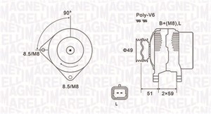 Generator dacia,nissan,renault 2310000QAU 6001548554 7701473614 7701477001 8200022774 8200523616