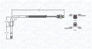 Sensor, avgasstempertur