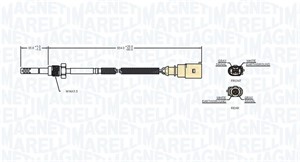 Sensor, avgasstempertur