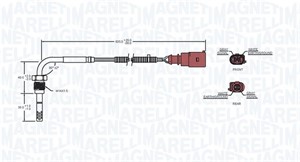 Sensor, avgasstempertur