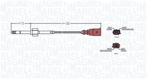 Sensor, avgasstempertur