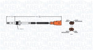 Sensor, avgasstempertur